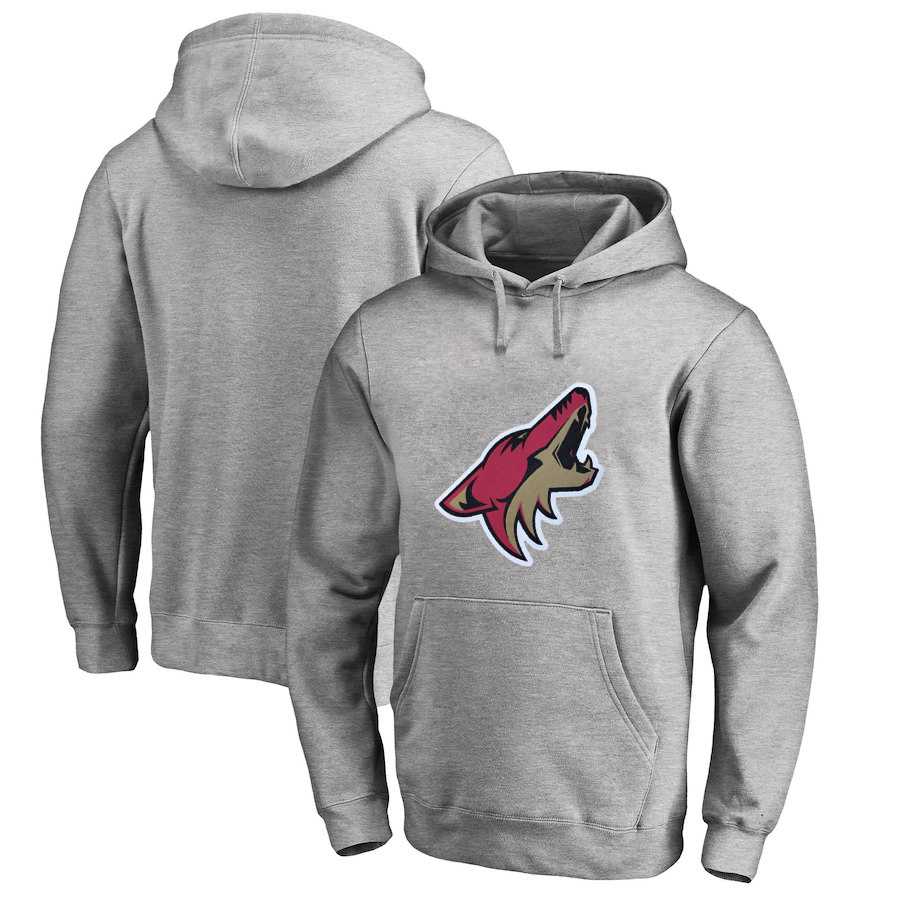 Phoenix Coyotes Gray All Stitched Pullover Hoodie,We sell and wholesale Phoenix Coyotes Gray All Stitched Pullover Hoodie on line form chian!